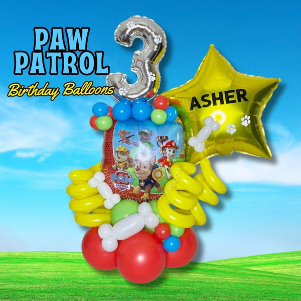 Paw Patrol Birthday Balloon Marquee