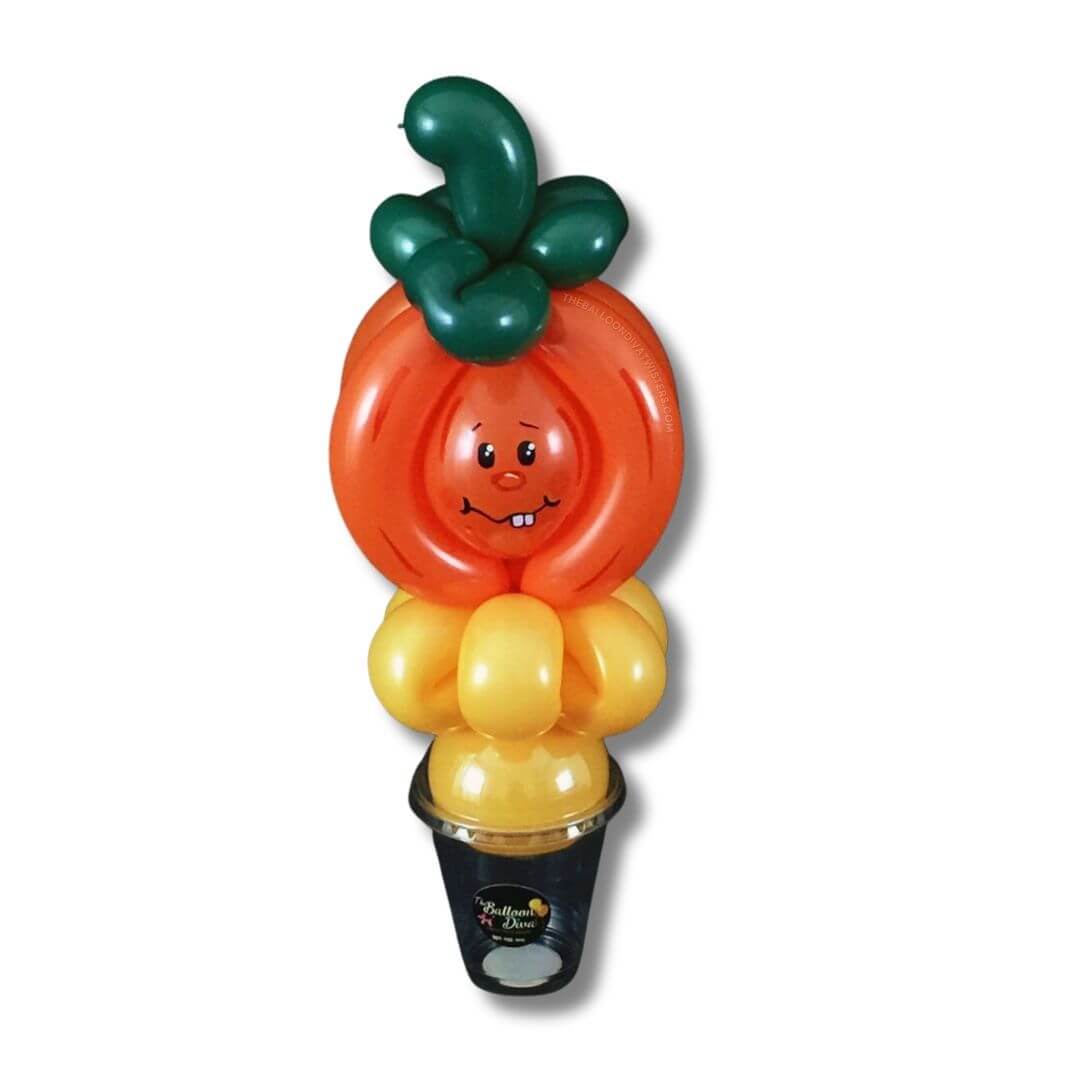 Cute Pumpkin Halloween Balloon Gift Cup