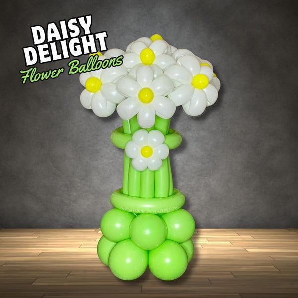 Daisy Delight Flower Balloon Bouquet