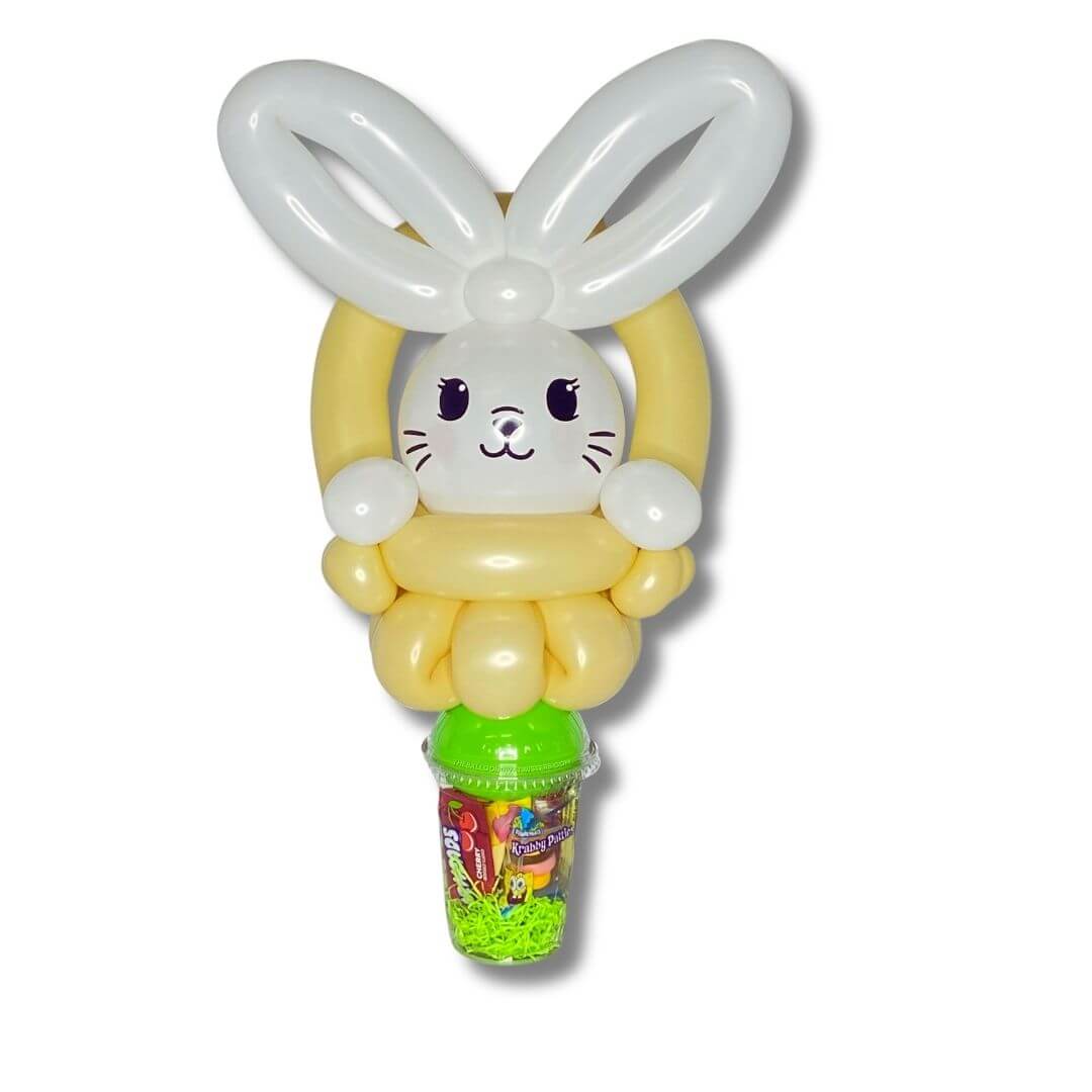 Easter Bunny Basket Candy Cup Balloon