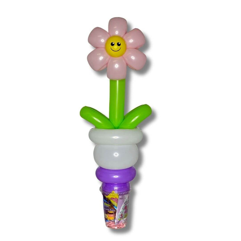 Happy Flower Pot Candy Cup Balloon