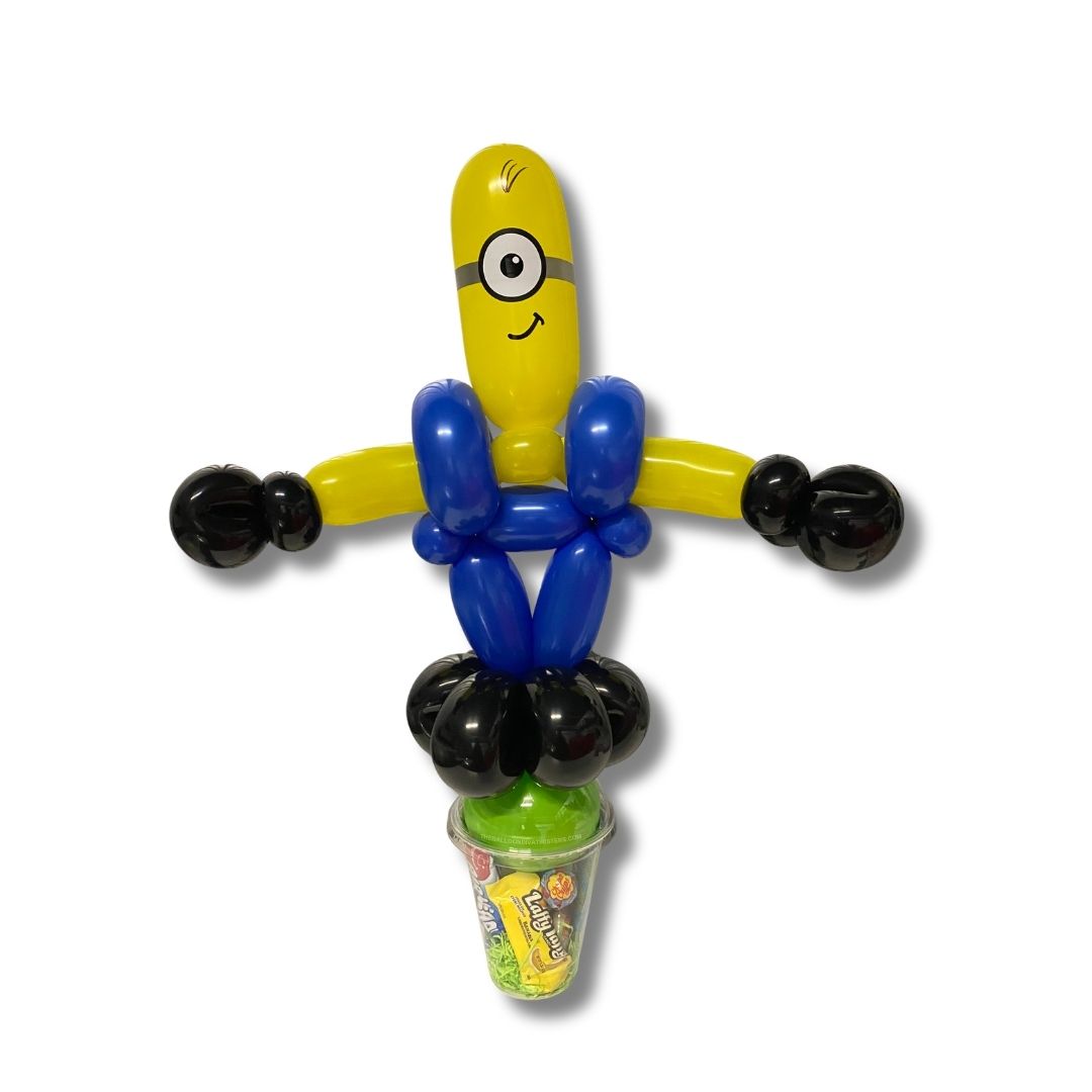 Mini Yellow Guy Candy Cup Balloon
