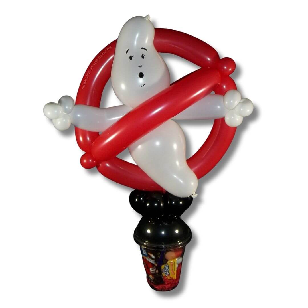 Not So Scary Ghost Halloween Balloon Gift Cup