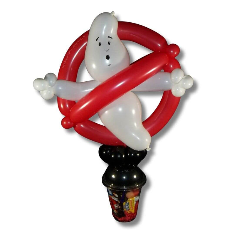 Not So Scary Ghost Halloween Candy Cup Balloon