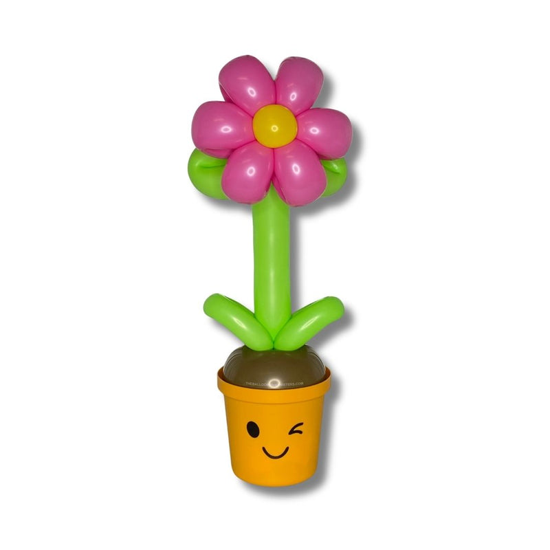 Smiley Flower Pot Candy Cup Balloon