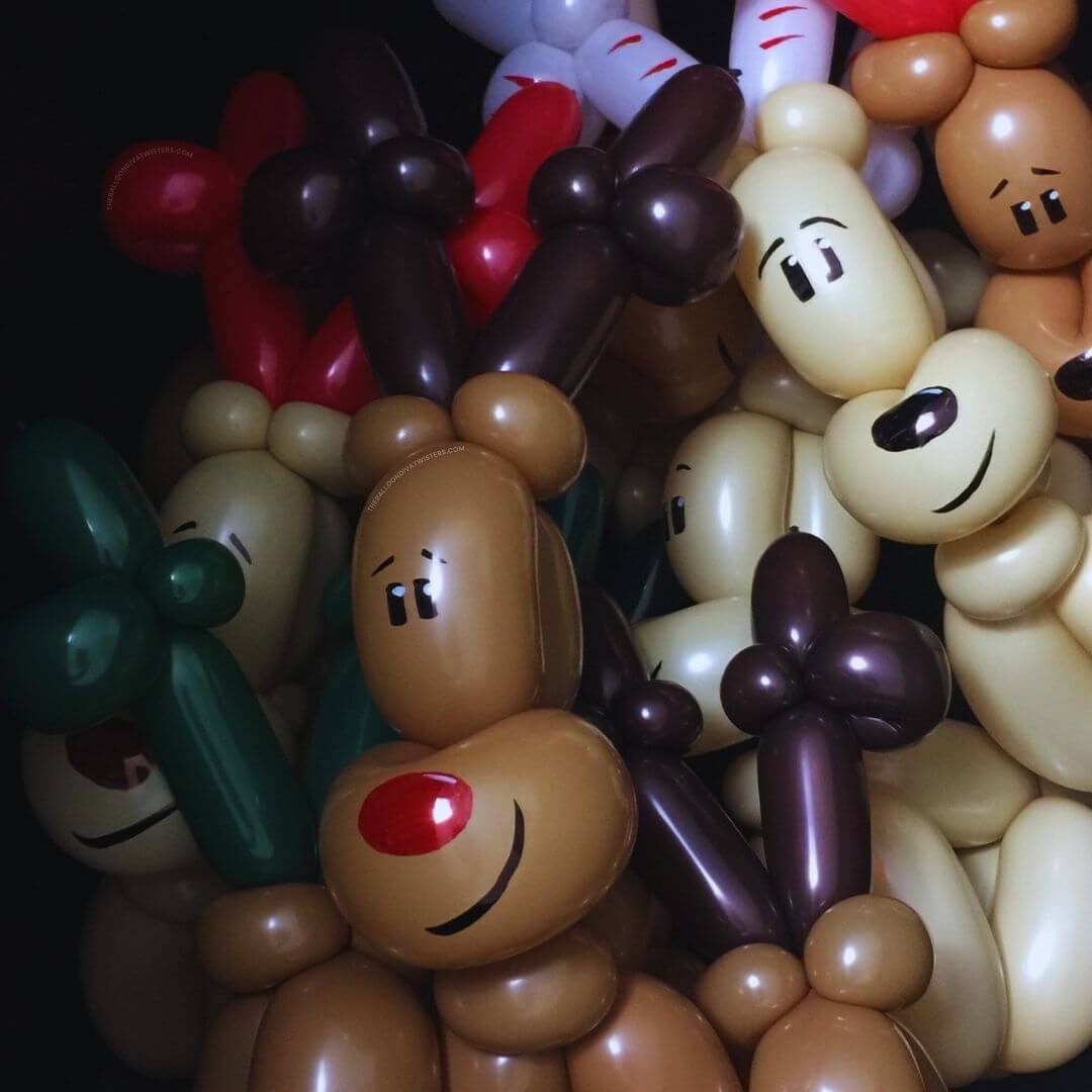 Reindeer Wristband Christmas Balloons