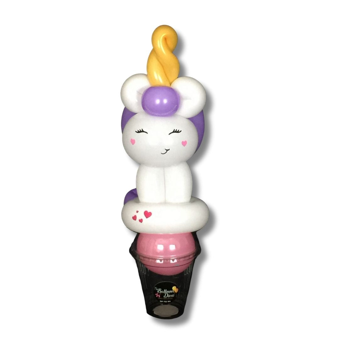 Magical Unicorn Balloon Gift Cup