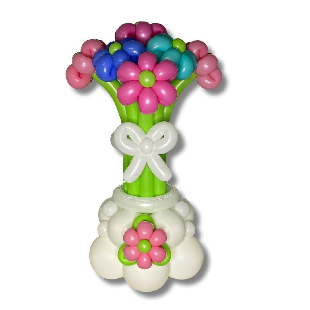Very Berry Flower Balloon Bouquet