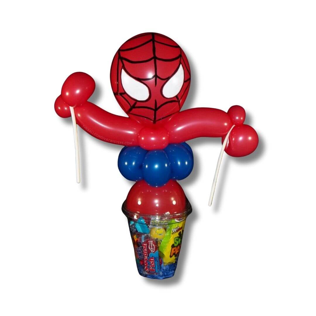 Web Slinger Hero Balloon Gift Cup