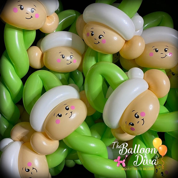 Elf Twirly Whirly Wand Christmas Balloons